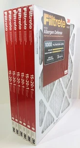 Filtrete 3M 15x20x1 Luftofenfilter 1000 (Menge: 6 - Neu im Karton) - Bild 1 von 9