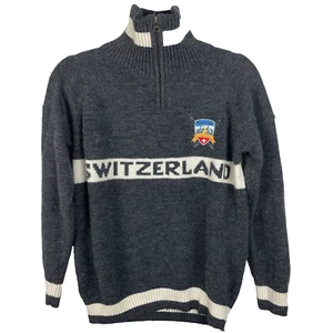 Alpine Club Switzerland Limited Edition Pullover Herren M grau Merinowollmischung - Bild 1 von 13