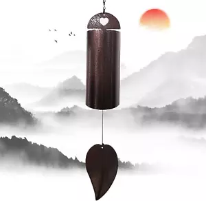 Wind Chimes outside Deep Tone Memorial Chime Outdoor Resonance Serenity Bell 28" - Picture 1 of 1
