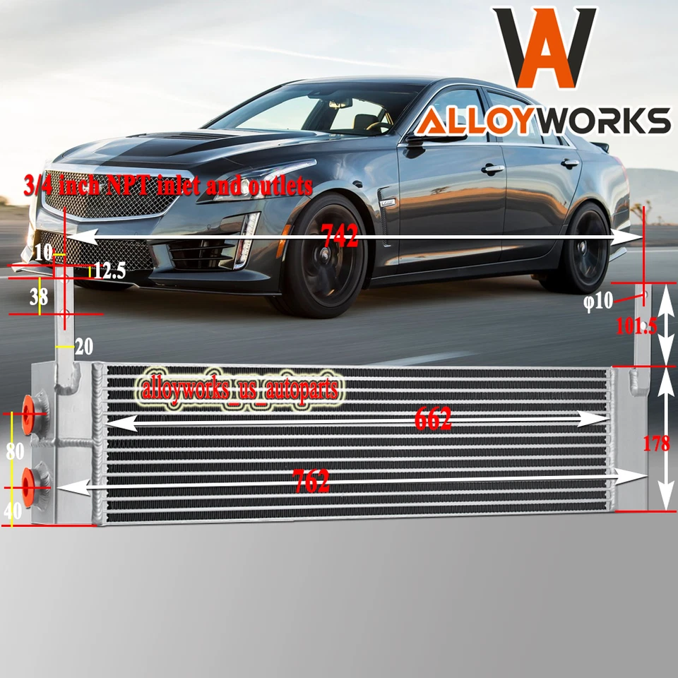 Dual Pass Heat Exchanger For 2009-2015 Cadillac CTS;03-06 Mercedes-Benz E55 AMG - Image 1 of 4