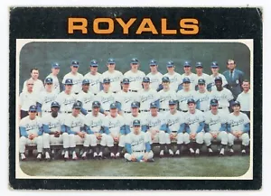 1971 Topps Kansas City Royals Team High Number #742 G-Vg - Bild 1 von 1