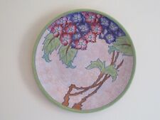 CHARLOTTE RHEAD CROWN DUCAL 'HYDRANGEA' WALL HUNG CHARGER/PLAQUE NO.3797 C.1935