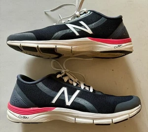 Damengröße 10 New Balance 711 Cush+ schwarz und pink Memory-Sohle Brustkrebs - Bild 1 von 7