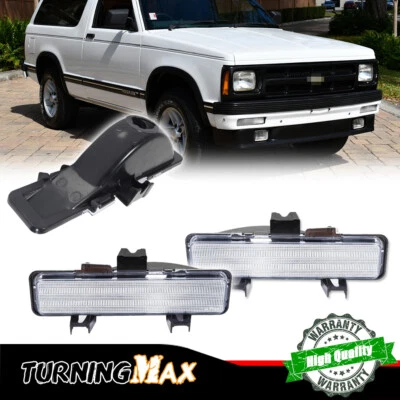 Juego de luces de estacionamiento para parachoques delantero para 83-93 Chevrolet S-10 / 82-90 GMC S-15 Foto 1 de 4