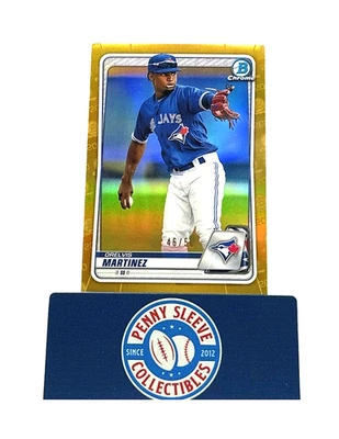 2020 Bowman Chrome Prospects #BCP-245 Orelvis Martinez Gold /50 - PSC Great Buy - Image 1 of 3