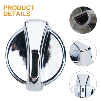 Chrome A/C Heater Control Knob 121-0001-000 702-5401 For Peterbilt 1987-2011 New - Image 1 of 4