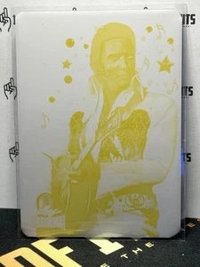 2024 Leaf Metal Elvis Presley Icons Collection Pop Music 1/1 Yellow Print Plate - Picture 1 of 2