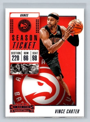 2018-19 Panini Contenders #22 Vince Carter Atlanta Hawks - Image 1 of 2