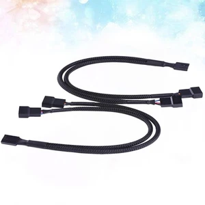 4pcs 4 Pin PWM Splitter Cable 4 Pin PWM Female To 3 Pin PWM Adapter Cable - Afbeelding 1 van 12