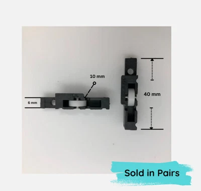 Window Rollers set-SKU#6070 - suits Stegbar LH & RH. 1 pair - Image 1 of 4