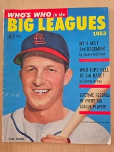 1953 Who's Who in the Big Leagues Magazine - Stan Musial Cover         E - Picture 1 of 3