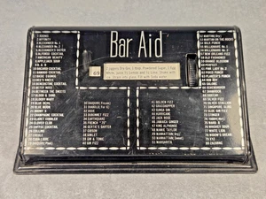 Vintage 50er Jahre Barhilfe Metall Rolodex Cocktail Getränk Rezept Rad für Barkeeper - Bild 1 von 14