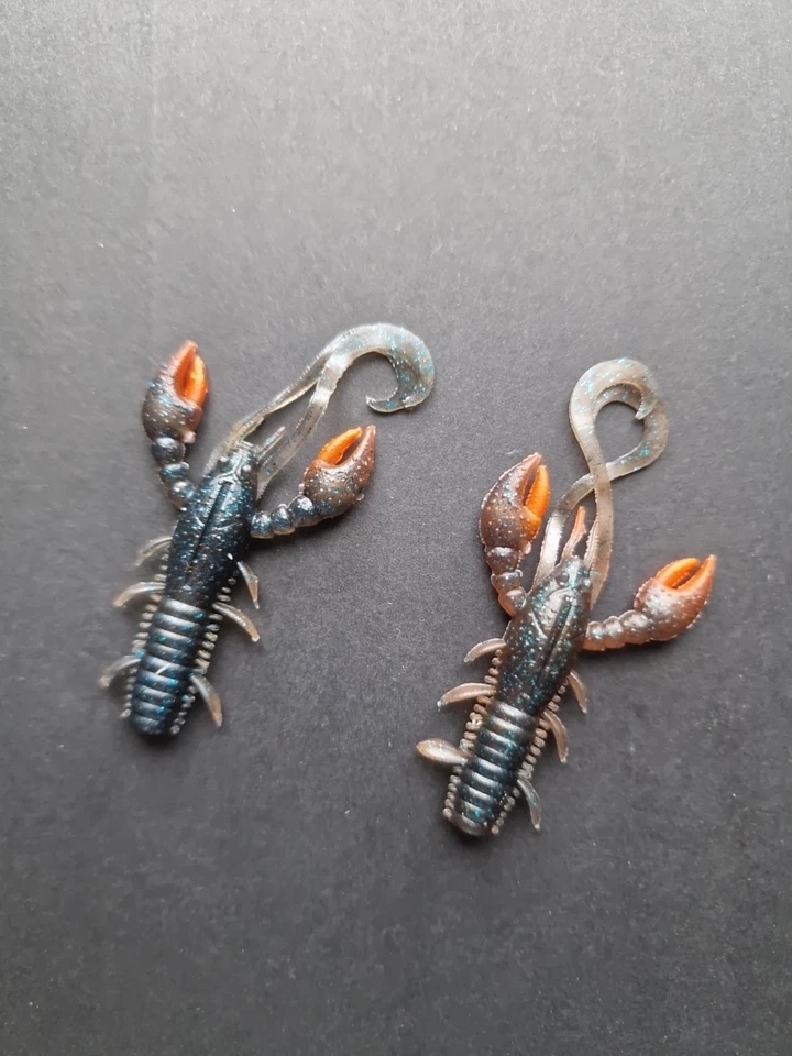 2x Berkley Hollow Craw  7cm DARK Cray. UV Claw.Gummikrebs - Bild 1 von 1