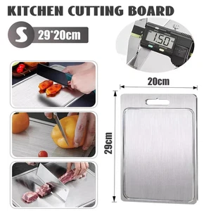 Titanium Cutting Board Double-Sided Titanium Chopping Boards for Kitchen Camping - Picture 1 of 2