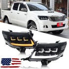 LED Headlight DRL Sequential Turn Signals For Toyota Hilux Vigo 2012 2013 2014 Toyota Hilux