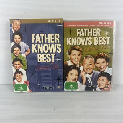 Father Knows Best Season 1-2 1 2 DVD PAL 9 Disc Region 4 VGC TV Series - Image 1 of 4
