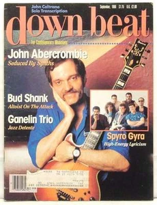 DOWN BEAT MAGAZINE JOHN ABERCROMBIE SPYRO GYRA RARE '86 - Picture 1 of 1