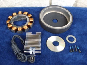 KIT DE CARGA ALTERNADOR 32 AMP PARA PALA HARLEY S&S EVO 1970-99 REPUESTOS - Imagen 1 de 6