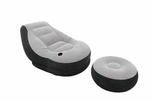 Intex 68564E Ultra Lounge Inflatable Chair & Ottoman Set