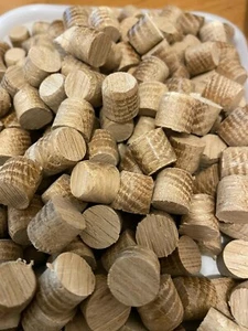 Oak Hardwood Plugs 12.7mm 9.5mm 15.2mm pellets same day dispatch - Picture 1 of 5