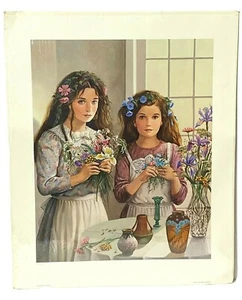 Pati Bannister Wildflowers Limited Ed. Lithograph Signed Numbered & COA 468/485  - Picture 1 of 7