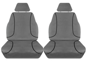 FULL CAR PACK 14oz CANVAS SEAT COVERS FOR HOLDEN COLORADO RG SINGLE CAB 12-ON - Picture 1 of 4