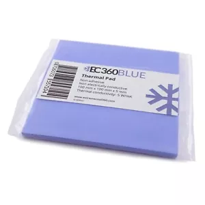 EC360® BLUE 5W/mK Thermal Conductive Pad (100 x 100 x 5.0mm) I GPU Memory ThermalPad - Picture 1 of 7