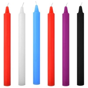 6 Pcs Low Temperature Candles 7 Inch Low Heat Candles Romantic Wax Dripping C... - Picture 1 of 5