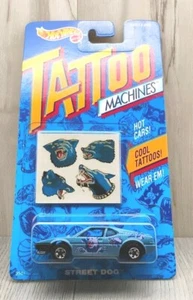 1992 Hot Wheels Tattoo Machines Street Dog 3501 VINTAGE TATTOOS BOYS AND GIRLS - Picture 1 of 4
