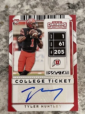 2020 contenders tyler huntley rookie auto - Image 1 of 2