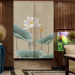 GIAPPONESE Noren stile tradizionale cinese arte decorazione porta arazzo tenda porta - Foto 1 di 34