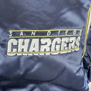 Giacca Bomber Vintage San Diego Chargers Anni 90 NFL Starter Raso Taglia Large Nuova con etichette - Foto 1 di 22