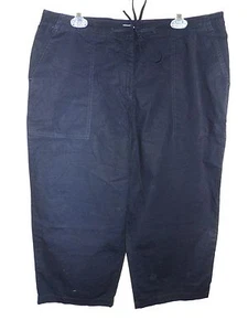 Villager by Liz Claiborne Women's Capri's Size: 16 Navy p - Picture 1 of 8