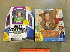 RARE Toy Story talking Woody & Buzz Lightyear Signature Collection, FREE ship!