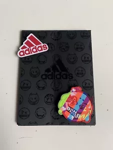 Set Of 2 Adidas Patches With Envelope 2" For Shoes Or Cleats Self Fasteners NEW - Picture 1 of 9
