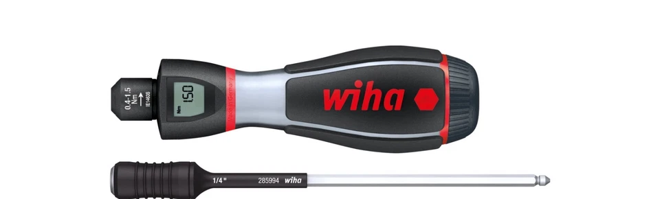 Wiha 36887 Torque Screwdriver Hex 4mm ITorque 0,8 to 3 NM With Digital Scale - Image 1 of 4