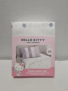 Hello Kitty & Friends ~ SUPER WEICH! Twin Sheet Set (3-teilig) - Bild 1 von 11