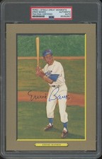 Ernie Banks HOF Signed Perez-Steele Celebration Postcard PSA/DNA AUTO