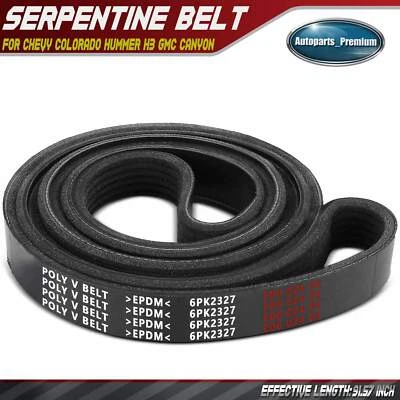 91.57 Inch Serpentine Belt for Chevy Colorado Hummer H3 GMC Canyon Isuzu i-280 - Image 1 of 4