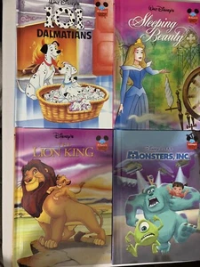 Disney's Wonderful World Of Reading Lot of 4 Glossy Hardcover Books 1st Editions - Picture 1 of 7