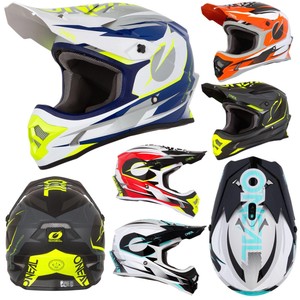O'Neal 3SRS Riff Motocross Motorrad MX Helm Bike FMX Enduro Cross Offroad