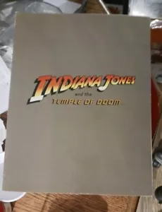 Indiana Jones Temple of Doom 1984 programma stampa da collezione crediti film - Foto 1 di 3