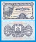 Gibraltar 10 Shilling 2018 P 41 UNC Commemorative official reprint of 1934 issue