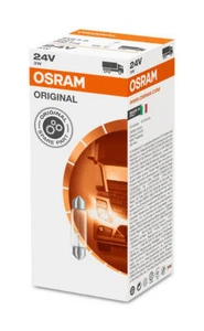 10 LÁMPARAS DE SEÑALIZACIÓN OSRAM ORIGINAL FESTOON 24V 3W - Imagen 1 de 3