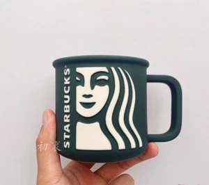 STARBUCKS Dark Green 12oz Mug Cup 2021 China SS Mermaid Goddess Series - Picture 1 of 4