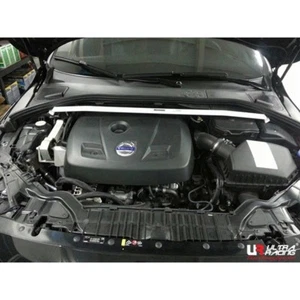 FOR VOLVO V60 T5 (2WD) 2.5 (2014) ULTRA RACING FRONT STRUT BAR TOWER BAR 2POINTS - Picture 1 of 10