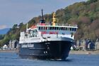 PHOTO  CALEDONIAN MACBRAYNE ISLE OF MULL IN OBAN BAY WITH HER BERTH NOW FREE THE