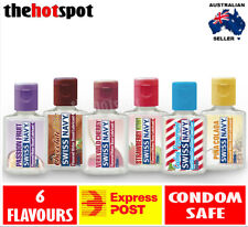 Swiss Navy ALL 6 FLAVOURS Lube Water Based Personal Lubricant Chocolate Strawber