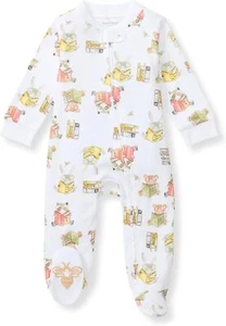 Burt's Bees Baby Boys' Sleep & Play PJs, 100% Organic Cotton One-Piece - Picture 1 of 6