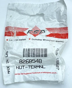 Whirlpool Geschirrspüler Anschlussmutter #8268548 *NAGELNEU OEM* - Bild 1 von 3